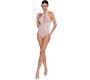 Passion Woman Bodystockings PASSION WOMAN BS088 WHITE BODYSTOCKING ONE SIZE