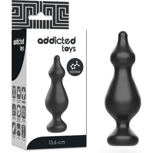 Addicted Toys Anālais spraudnis 13,6 CM melns