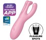 Satisfyer Connect SATISFYER THREESOME 4 VIBRATOR APP - rozā