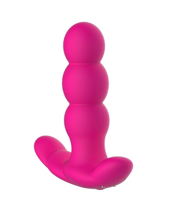 NALONE PEARL Anālais vibrators ar tālvadības pulti melnā krāsā