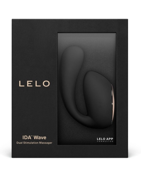 Lelo IDA WAVE COUPLES MASSAGER melns