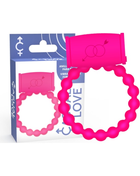 Casual Love Dzimumlocekļa gredzens ar vibrāciju rozā
