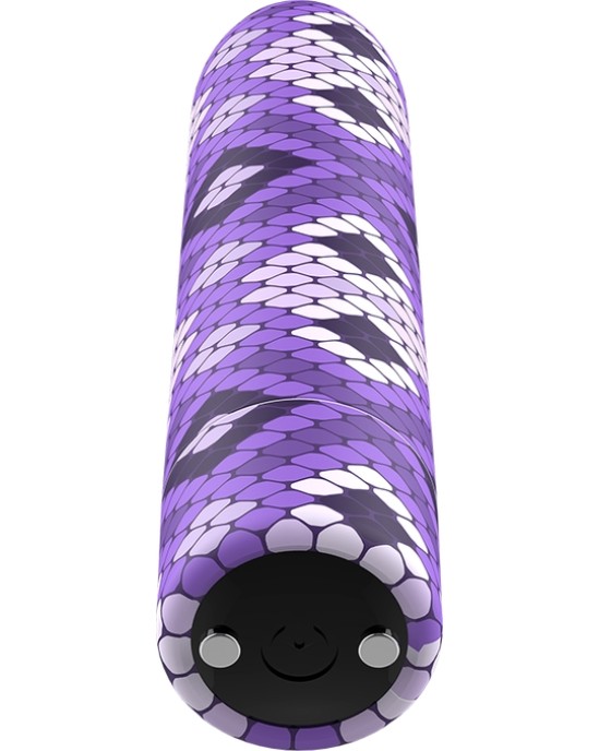 Custom Bullets RECHARGEABLE SNAKE violets MAGNETIC BULLET 10 INTENSITIES