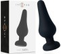 Intense Anal Toys Anālais silikona spraudnis melns 13 CM