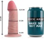 Rock Army Strap-on biksītes ar dubultā blīvuma Dildo 14 cm