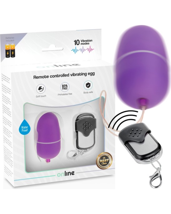 Online REMOTE CONTROL VIBRATING EGG M LILAC