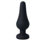 Intense Anal Toys Anālais silikona spraudnis melns 13 CM