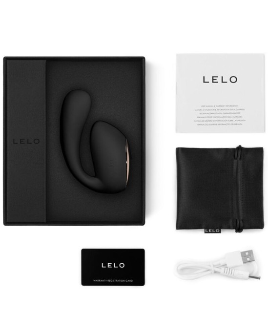 Lelo IDA WAVE COUPLES MASSAGER melns