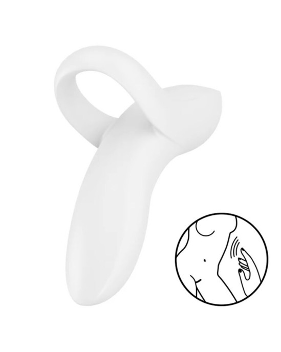 Satisfyer Stimulējošs vibrators - balts