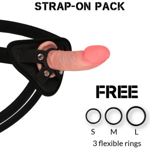 Rock Army Strap-on biksītes ar dubultā blīvuma Dildo 14 cm