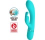 Prettylove Scocco Rabbit Vibrator Turquoise