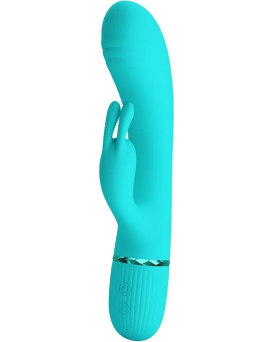 Prettylove Scocco Rabbit Vibrator Turquoise