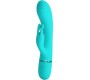 Prettylove Scocco Rabbit Vibrator Turquoise