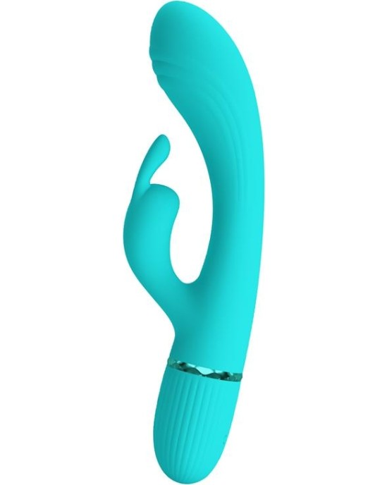 Prettylove Scocco Rabbit Vibrator Turquoise