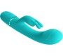 Prettylove Scocco Rabbit Vibrator Turquoise