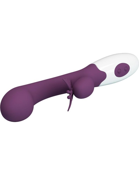 Prettylove Vibrator Butterfly Kiss 30 functions Purple