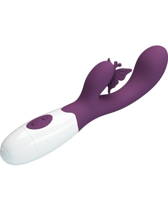 Prettylove Vibrator Butterfly Kiss 30 functions Purple
