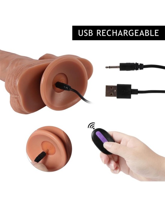 Shequ Brody Dildo with 20 Modes of Vibration and Clitoris Stimulator