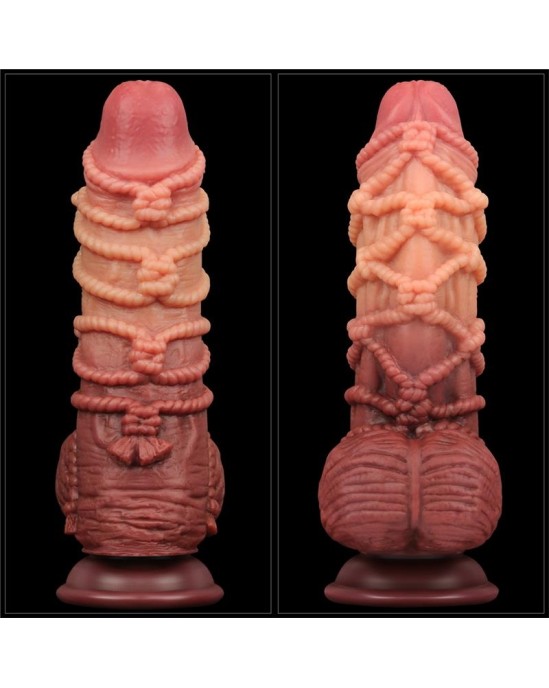 Lovetoy Dildo Dual Layer King Size Nature 9.5