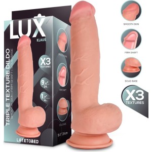 LUX Klaus Triple Density Dildo with Balls 9.4