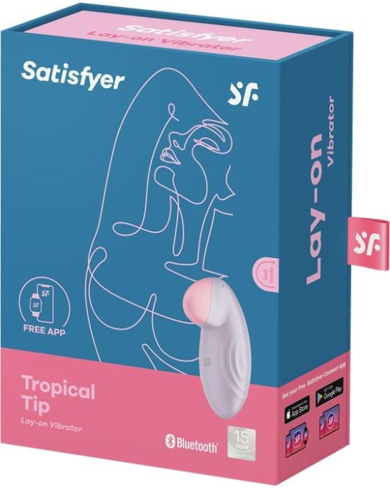 Satisfyer Tropical Tip with APP Satisfyer Connect Lilac