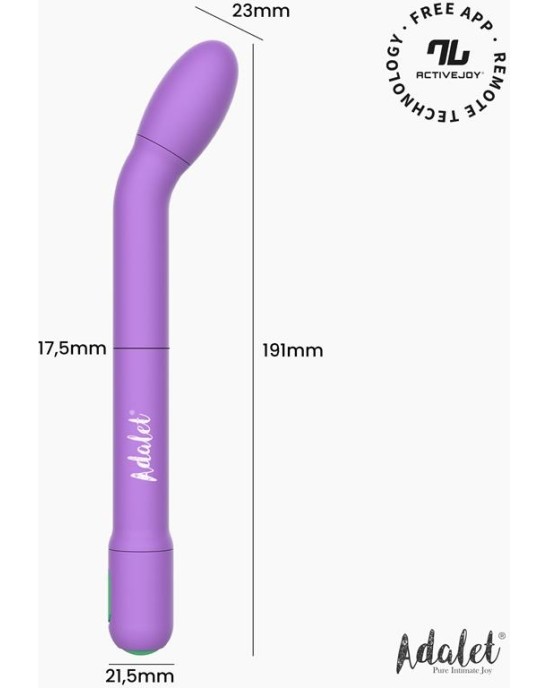 Adalet Gently G-Point Vibrator with APP Lavender