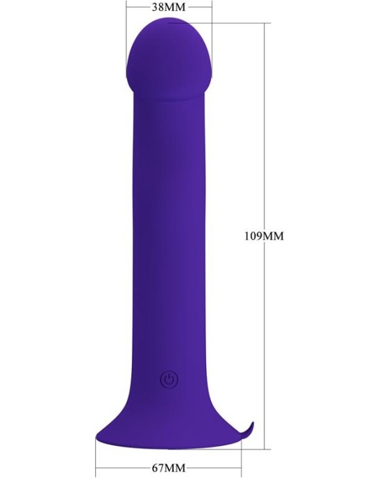 Prettylove Murray Youth Dildo with Vibration and Pulsation
