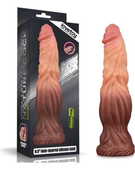 Lovetoy Dildo Nature 9.5 Dual Layer