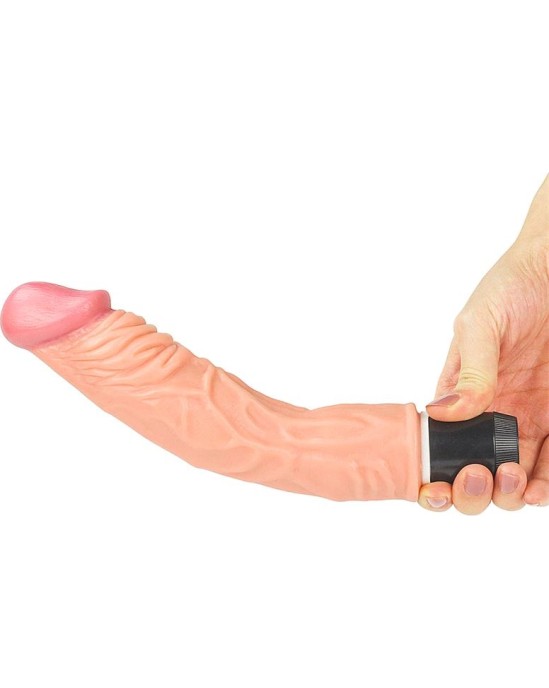 Lovetoy Dildo Flexi 9.5 with Vibration Flesh