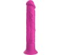 A-Gusto Vibrating Realistic Dildo Silicone Pink