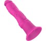 A-Gusto Vibrating Realistic Dildo Silicone Pink
