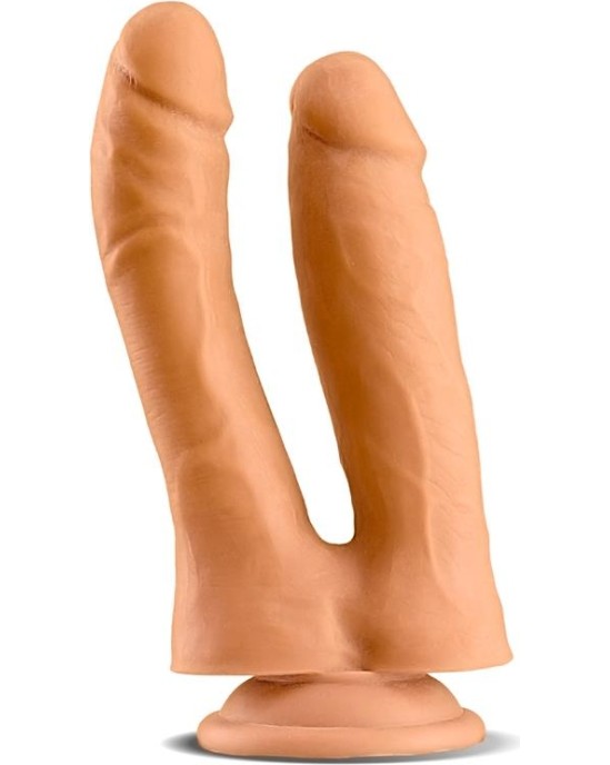 Max & Co Twin Double Realistic Dildo 7.1 Flesh