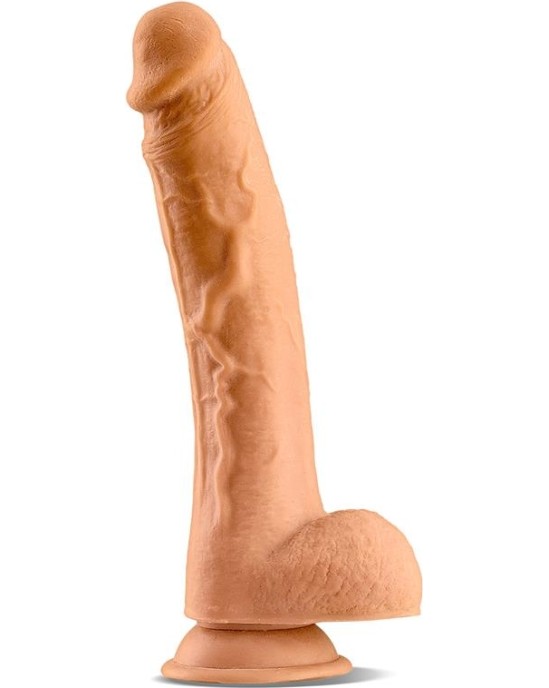 Max & Co Lois Realistic Dildo with Testicles 9.1 Flesh