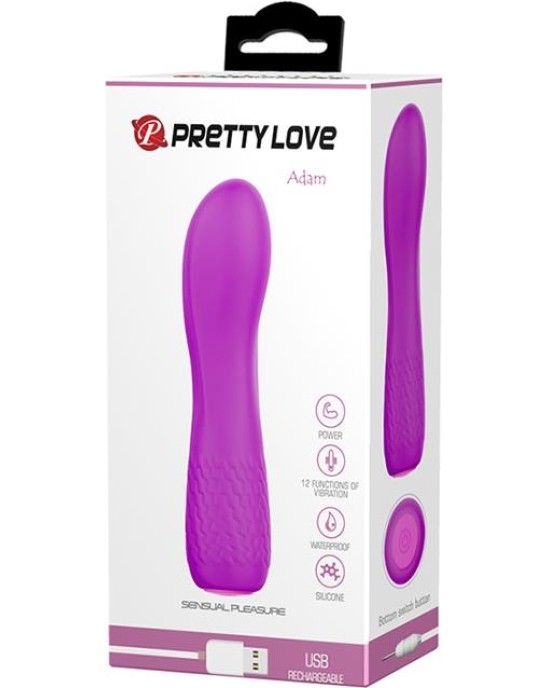 Prettylove Adam Vibe 12 Functions Purple
