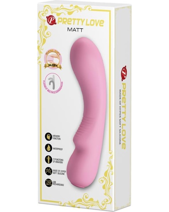Prettylove Vibrador Matt Smart Memory Function Pink