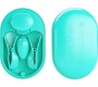 Prettylove Surprise Box Vibrating Egg with Electric Shock Nipple Clamps Blue