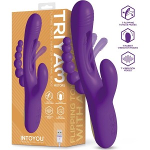 Intoyou Triya Vibe with Flipping Tongue and Anal Beads