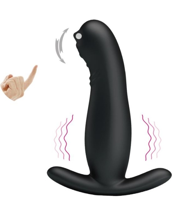 Prettylove Vibrator Prostate Massager with Tickling Function