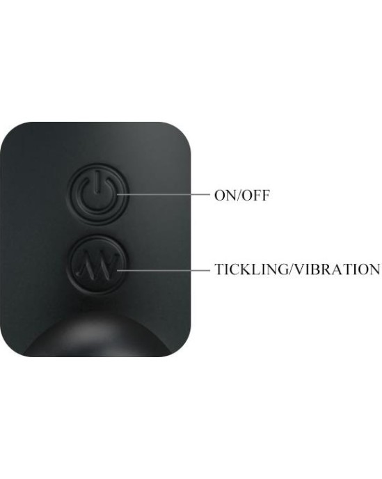 Prettylove Vibrator Prostate Massager with Tickling Function