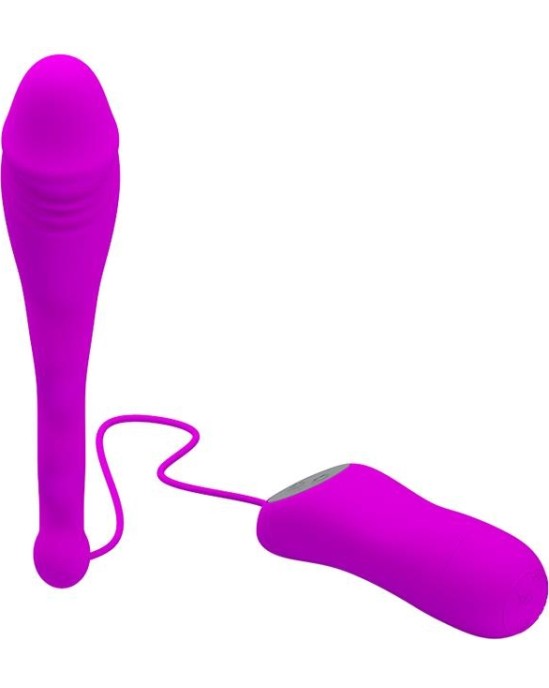 OHMAMA - Dubultais stimulātors 10 VIBRĀCIJAS REŽĪMI