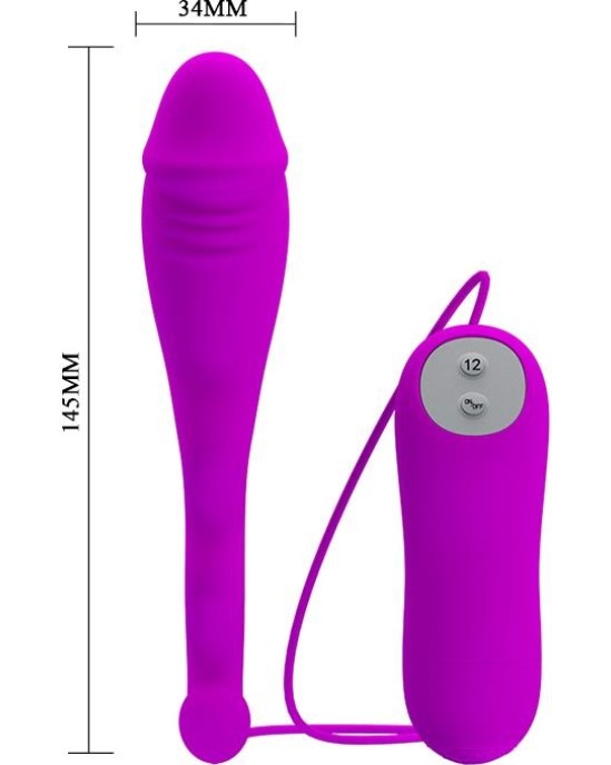 OHMAMA - Dubultais stimulātors 10 VIBRĀCIJAS REŽĪMI