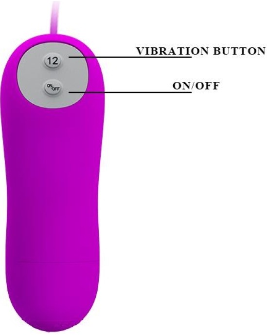 OHMAMA - Dubultais stimulātors 10 VIBRĀCIJAS REŽĪMI