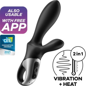 Satisfyer Heat Climax APP Vibe G-Spot, P-Spot and Perineum Heat Function Magnetic USB