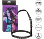 Calexotics EUPHORIA PLUS SIZE HALTER BUCKLE HARNESS BLACK