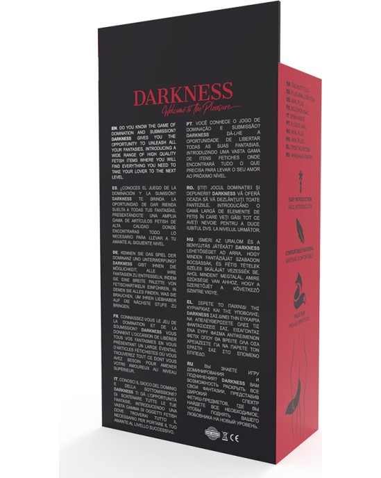 Darkness Anal DARKNESS - SILICONE ANAL PLUG WITH WHITE TAIL