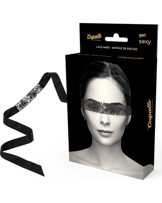 Coquette Accessories COQUETTE CHIC DESIRE - LACE MASK BLACK
