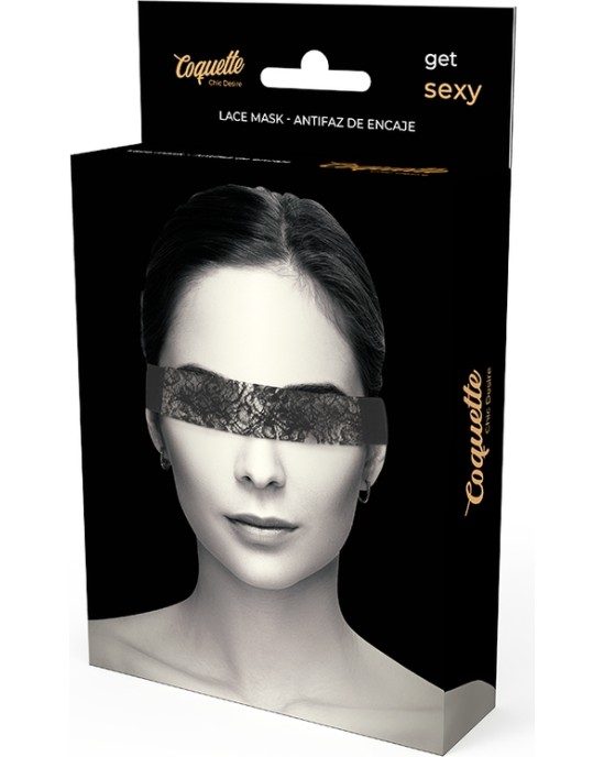 Coquette Accessories COQUETTE CHIC DESIRE - LACE MASK BLACK
