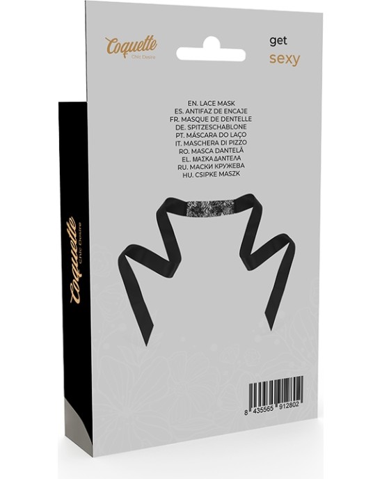 Coquette Accessories COQUETTE CHIC DESIRE - LACE MASK BLACK