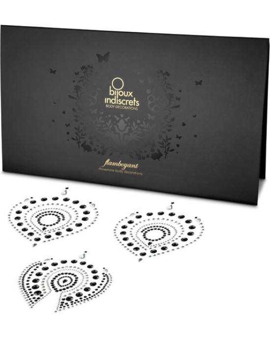 Bijoux Desire Metallique BIJOUX - INDISCRETS FLAMBOYANT BLACK&SILVER