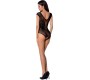 Passion Woman PASSION - WOMAN BS064 BODYSTOCKING BLACK ONE SIZE